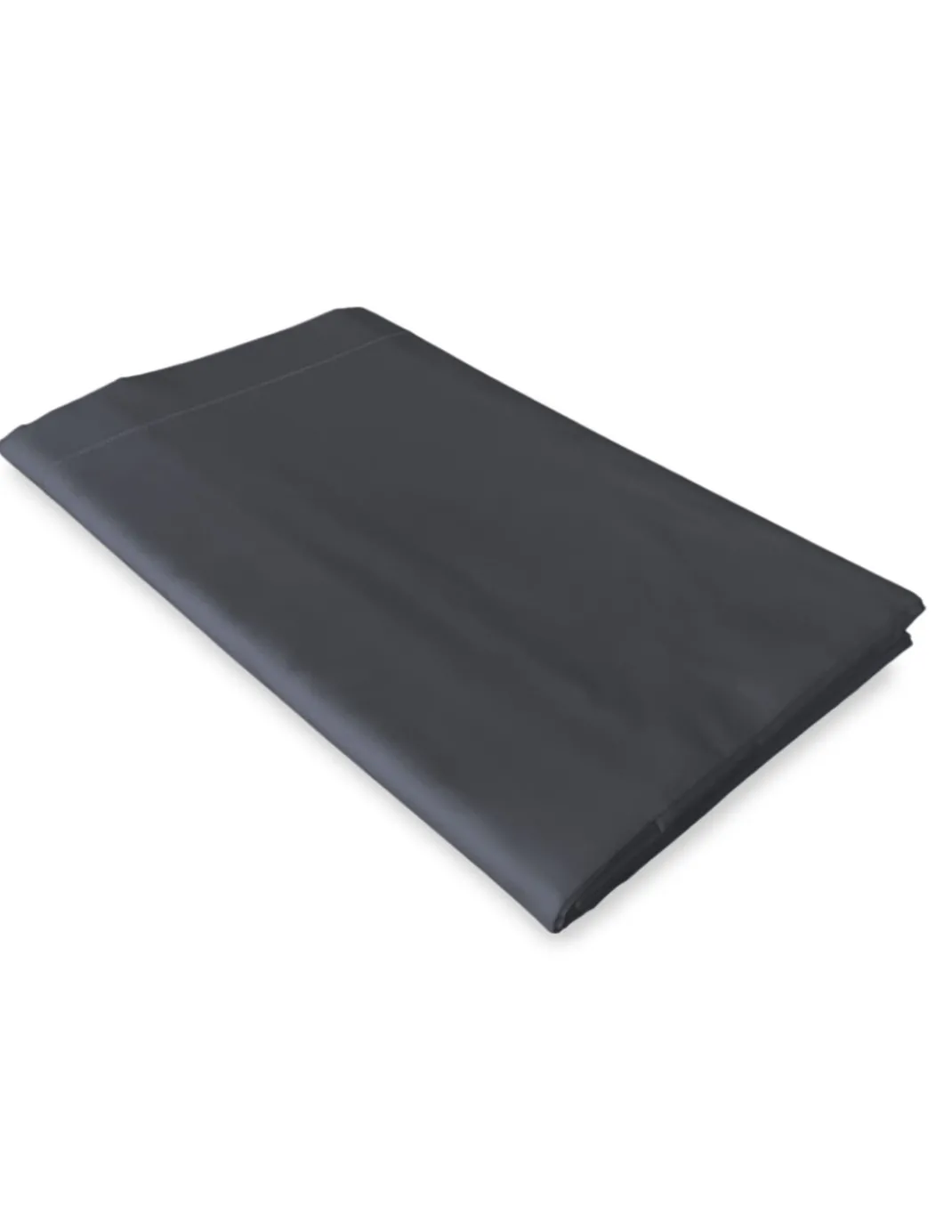 Lenzuolo di Sopra Cordonetto Strong Tinta Unita Grigio Piombo, 100% Cotone, Made in Italy