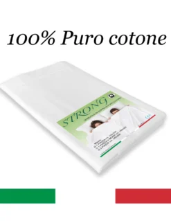 LENZUOLO di sopra CORDONETTO STRONG bianco made in Italy
