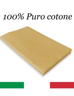 LENZUOLO di sopra CORDONETTO STRONG Ocra made in Italy