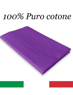 LENZUOLO di sopra CORDONETTO STRONG viola made in Italy
