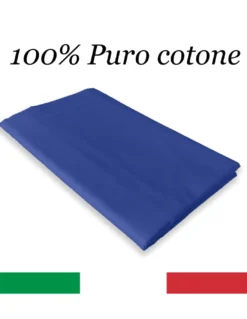 LENZUOLO di sopra CORDONETTO STRONG blu scuro made in Italy