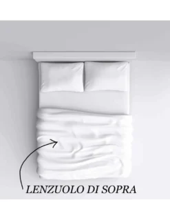 LENZUOLO di sopra CORDONETTO STRONG marrone made in Italy