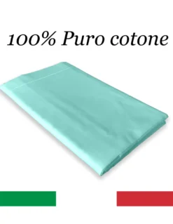 LENZUOLO di sopra CORDONETTO STRONG verdino made in Italy