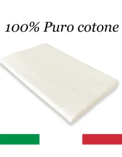 LENZUOLO di sopra CORDONETTO STRONG panna made in Italy