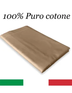 LENZUOLO di sopra CORDONETTO STRONG nocciola made in Italy