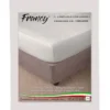 LENZUOLO FRANCY CON ANGOLI BEIGE FRANCESE 1 PIAZZA E MEZZA 140 GRANDE MAXI