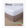 LENZUOLO FRANCY CON ANGOLI FRANCESE BIANCO 1 PIAZZA E MEZZA GRANDE MAXI