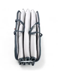 Materassino Pieghevole per Lettino Mare, Sdraio, Piscina, Double Face 52x200 e spessore 2cm, con maniglie, Grigio Scuro e Chiaro