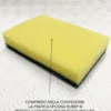 MOLLETTONE salvatavolo SOTTOTOVAGLIA h. 140 cm. PROTEGGI TAVOLO bianco SU MISURA con spugna RUBBY©