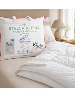 Piumino d’Oca Estivo Tex Tirol Stella Alpina Light 100 GSM, 100% Piumino Extra Fine, Cotone 100%, 2** Light