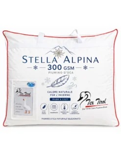 Piumino d’Oca Tex Tirol Stella Alpina Winter 300 GSM, 100% Piumino Extra Fine, Cotone 100%, 4**** Winter