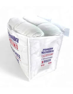 PIUMINO Letto ANALLERGICO Quattro 4 Stagioni Soffice e Morbido Number Four