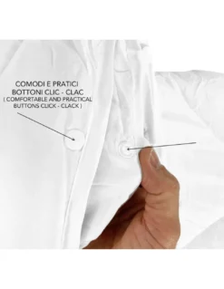 PIUMINO Letto ANALLERGICO Quattro 4 Stagioni Soffice e Morbido Number Four