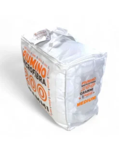 PIUMINO Letto Sintetico BIANCO Mezzo Peso gr./mq. 200 Grammi Peso Medio