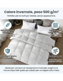 PIUMINO OCA Stream 500 GR. 80% PIUMA OCA 20% PIUMINO OCA Bicolore