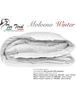 PIUMINO OCA TEX TIROL © MOLVENO WINTER 80% PIUMINO OCA / 20% PIUMA OCA