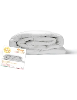 PIUMINO PLUMY sintetico LEGGERO Bianco ESTIVO 100 gr./mq.