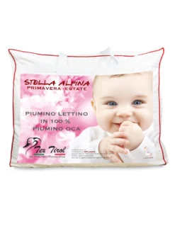PIUMINO tex tirol © STELLA ALPINA da LETTINO estivo 100% PIUMINO OCA 100 gsm cm. 100 x 135 leggero