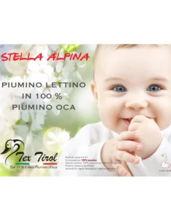 PIUMINO tex tirol © STELLA ALPINA da LETTINO 100% PIUMINO OCA 300 gsm cm. 100 x 135