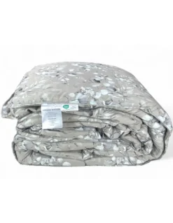 Piumone Matrimoniale Invernale Stream 500 gr - Piumino 80% Piuma 20% Piumino - Fantasia Floreale Beige