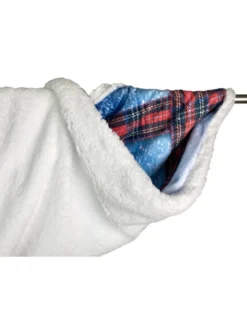 PLAID coperta IN PILE SHERPA DIGITALE fotografico SLITTA Orsetto