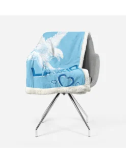 PLAID coperta IN PILE SHERPA fantasy HD I Love LAZIO