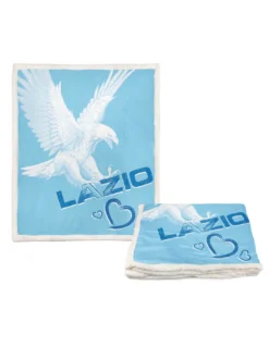 PLAID coperta IN PILE SHERPA fantasy HD I Love LAZIO