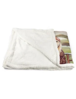 PLAID coperta IN PILE SHERPA fantasy HD CANE labrador AVIATORE