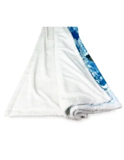 PLAID coperta IN PILE SHERPA fantasy HD BAITA neve