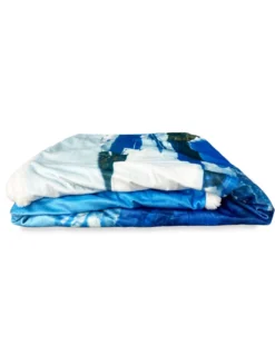 PLAID coperta IN PILE SHERPA fantasy HD BAITA neve