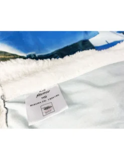 PLAID coperta IN PILE SHERPA fantasy HD BAITA neve