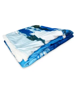 PLAID coperta IN PILE SHERPA fantasy HD BAITA neve