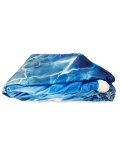 PLAID coperta IN PILE SHERPA fantasy HD LAGO ghiacciato