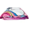 PLAID coperta IN PILE SHERPA fantasy HD UNICORNO rosa per bambine e ragazze