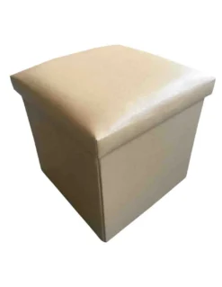 POUF CONTENITORE POGGIAPIEDI EDDY UNITO BEIGE