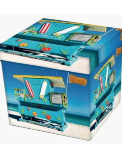 POUF CONTENITORE POGGIAPIEDI MIAMI BEACH