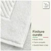 Scendidoccia Bagno Antracite 50x70 Spugna Cotone 450 g/m² - Tappetino Doccia Made in Italy