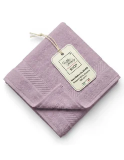 Scendidoccia Bagno Lilla 50x70 Spugna Cotone 450 g/m² - Tappetino Doccia Made in Italy