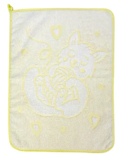 SET 3 ASCIUGAMANI ASILO bambina JACK © cm. 40x55 puro cotone FEMMINA