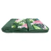 SET asciugamani con bordo FLAMINGO in puro cotone Made in Italy