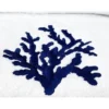 SET asciugamani CORALLO BLU puro cotone Made in Italy