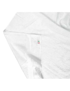 Set 6 Asciugamani in Spugna di Cotone 100% Bianco 60x110 cm | Morbidi, Assorbenti – Ideali per Casa, Hotel e B&B – Made in Italy