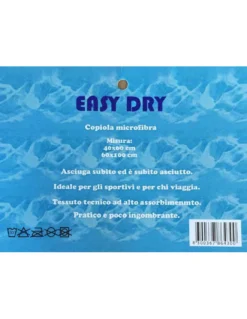 SET ASCIUGAMANI MICROFIBRA PANNA 1+1 VISO E OSPITE