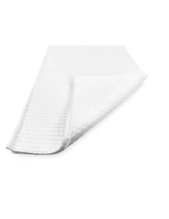SET 6 asciugamani OSPITE Cotone TINTA UNITA bianco NIDO D'APE FORNITURA ALBERGHIERA cm.40X60