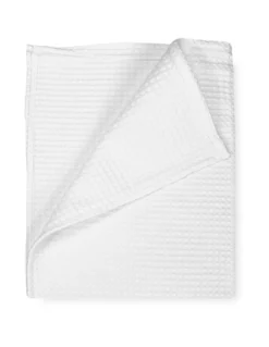 SET 6 asciugamani SALVIETTA Cotone TINTA UNITA bianco NIDO D'APE FORNITURA ALBERGHIERA 60X100