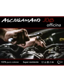 SET 6 ASCIUGAMANI salvietta SPUGNA MULTICOLOR lavoro OFFICINA SCURI cm. 50X70 con sacco WASHY