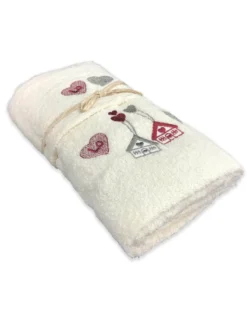 SET asciugamani TIROLO TIROLESE LOVE panna