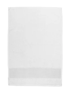 SET di 3 ASCIUGAMANI ASILO in TINTA Unita TUTTO Bianco con tela AIDA per ricamare