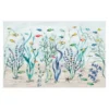 Set Lenzuolo Copriletto con Balza Matrimoniale 250x290 + 2 Federe 50x80, 100% Cotone, Fantasia Mare Blu