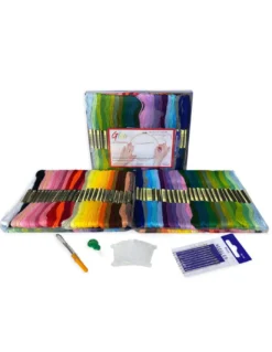 Set 50 Matassine Punto Croce GINA la matassina filato per ricamare filo e KIT ricamo